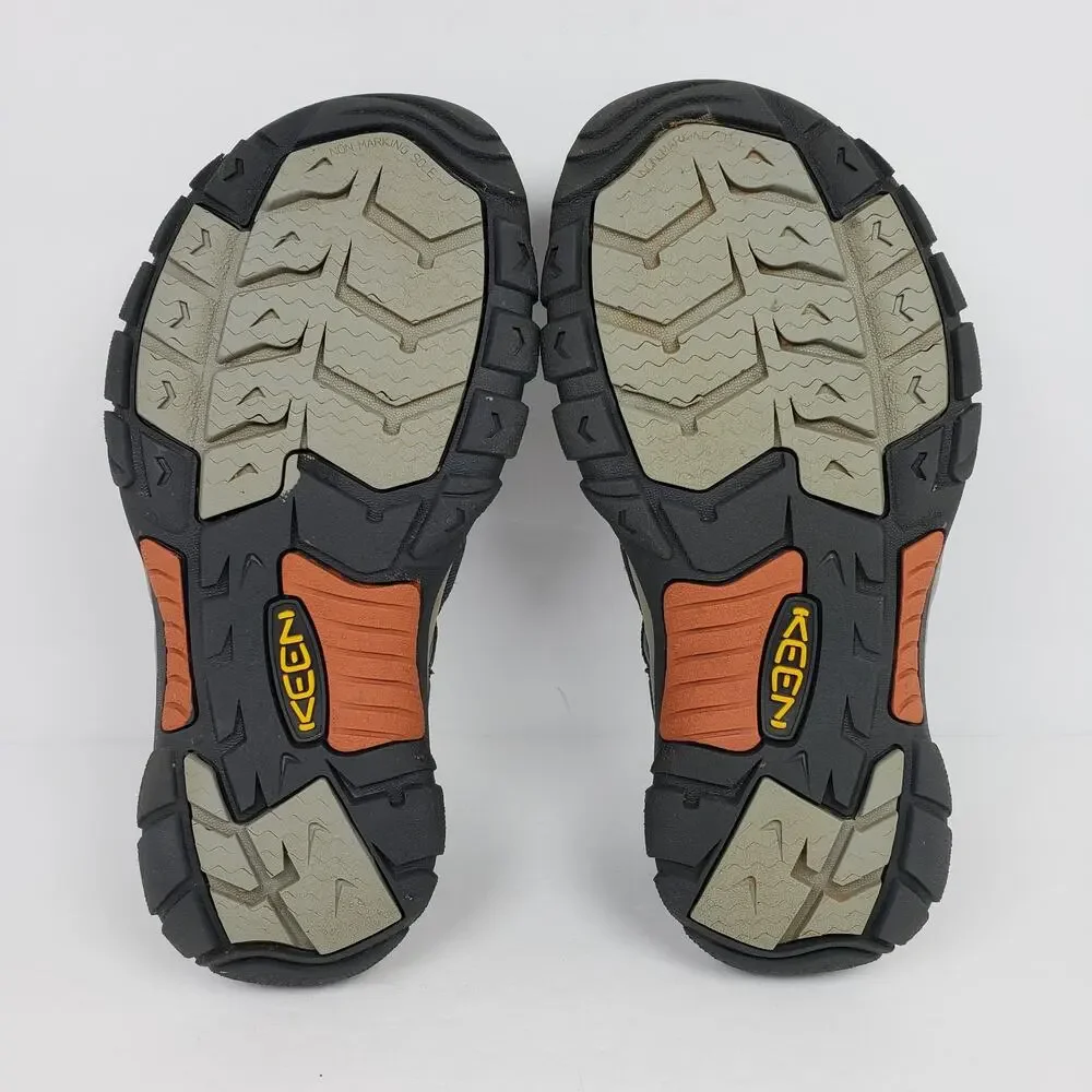 Keen Newport H2 Mens Sz 7.5 Gray Blue Outdoor Waterproof Fisherman Sandals Shoes